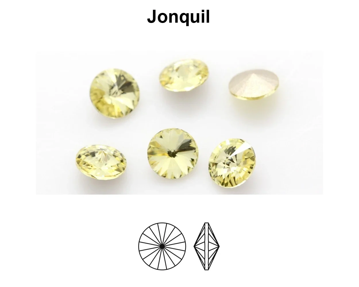 14mm Jonquil - Preciosa Rivoli