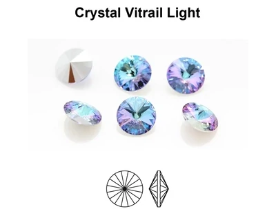 14mm Lt Vitrail - Preciosa Rivoli