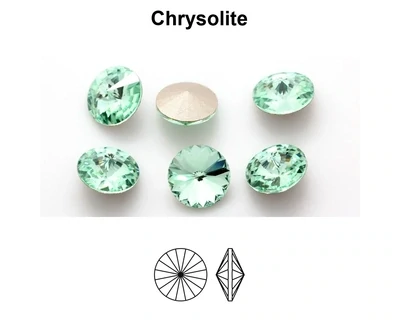 14mm Chrysolite - Preciosa Rivoli