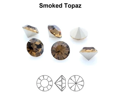 Chaton SS39 (8.3mm) Smoke Topaz