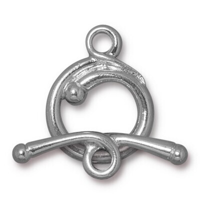 Toggle Renaissance Clasp White Bronze Plated Toggle Renaissance Clasp White Bronze Plated