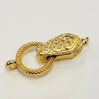 Fold Over Magnet Clasp 31mm - Gold 