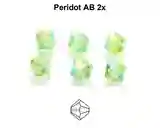 4mm PC Peridot AB 2x 30pcs