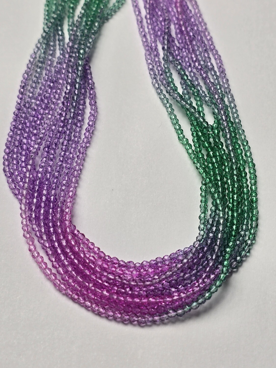 2mm CZ Green Purple Pink