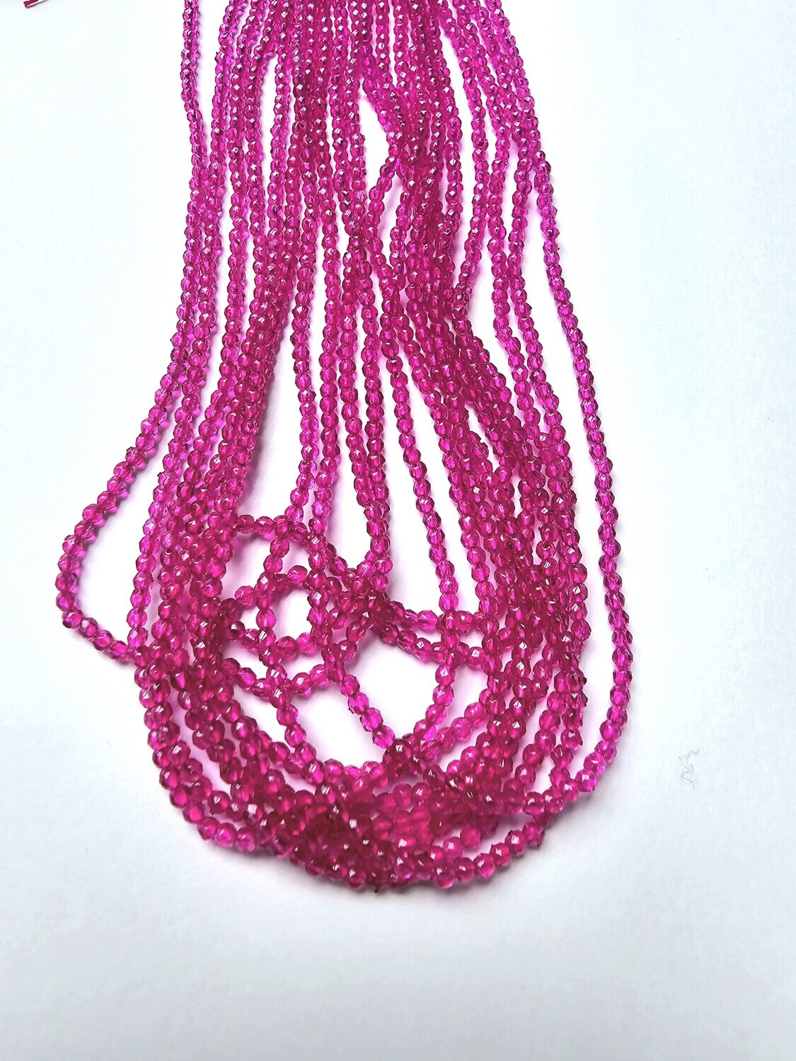 2mm CZ Fuchsia  2mm CZ Fuchsia