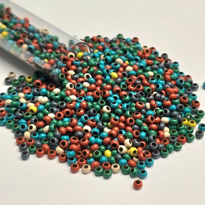 11/0 Metal Seed Beads: Color Mix (43 Grams)