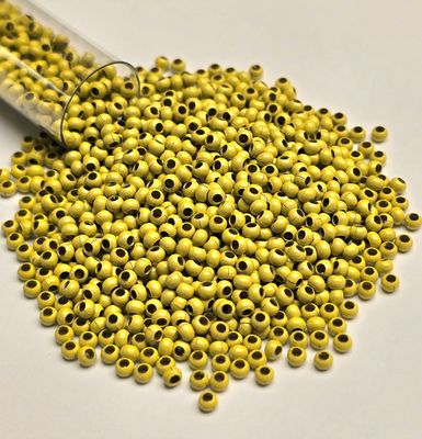 11/0 Metal Seed Beads: Yellow