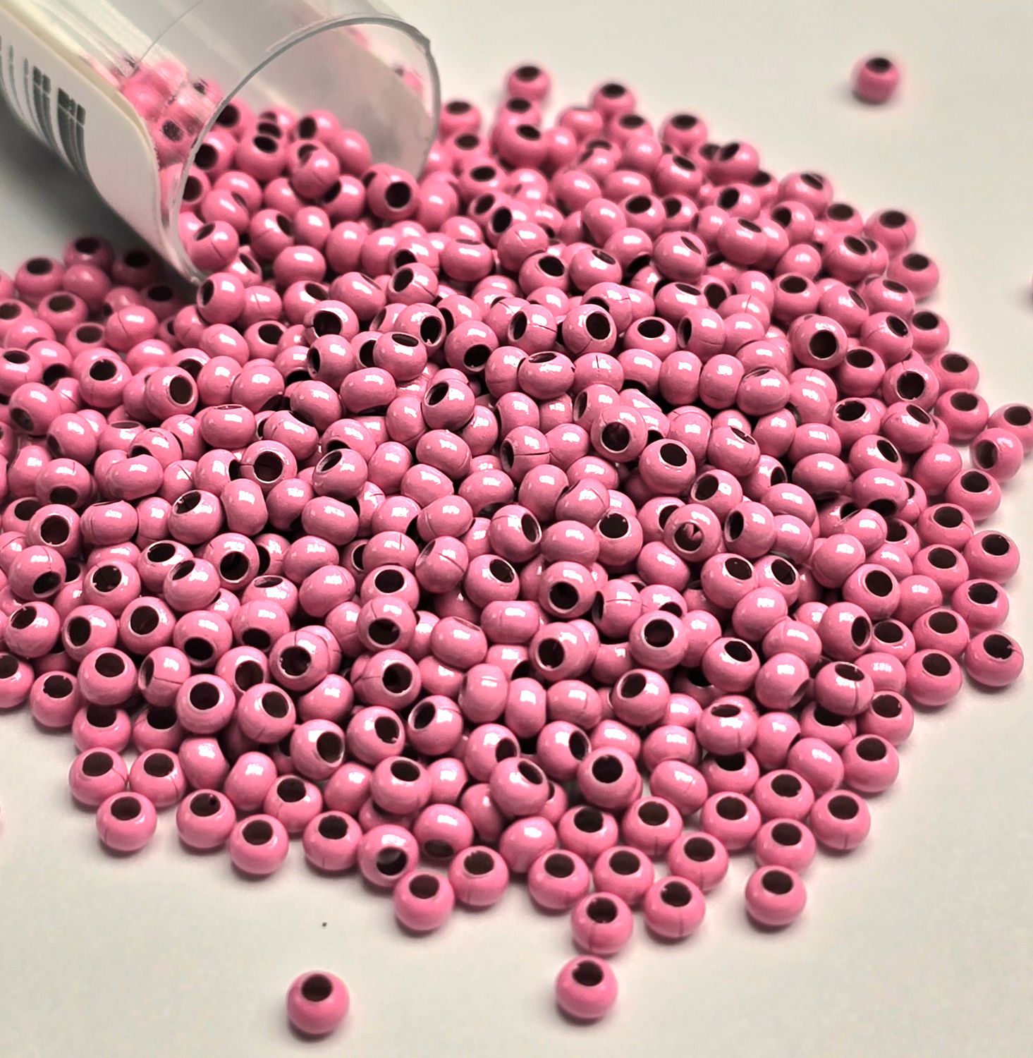 11/0 Metal Seed Beads: Pink 11/0 Metal Seed Beads: Pink