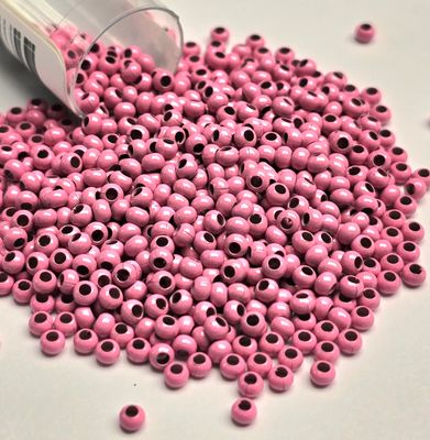 11/0 Metal Seed Beads: Pink