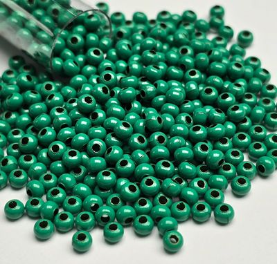 8/0 Metal Seed Beads: Green