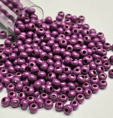 8/0 Metal Seed Beads: Fuchsia 