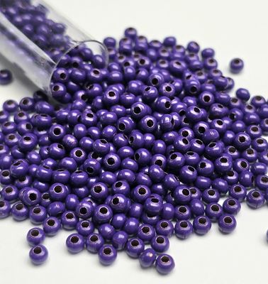 8/0 Metal Seed Beads: Purple