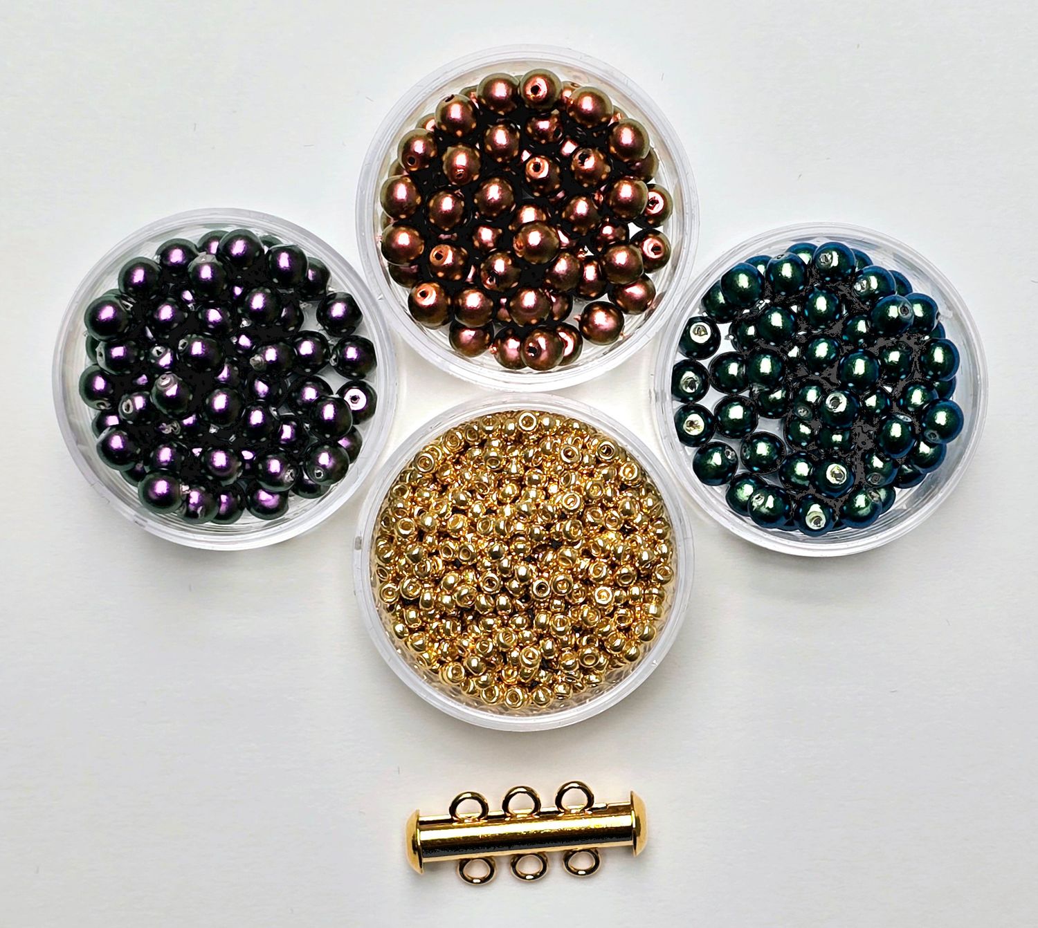 Daisy Chain Bracelet Kit: Tahitian 