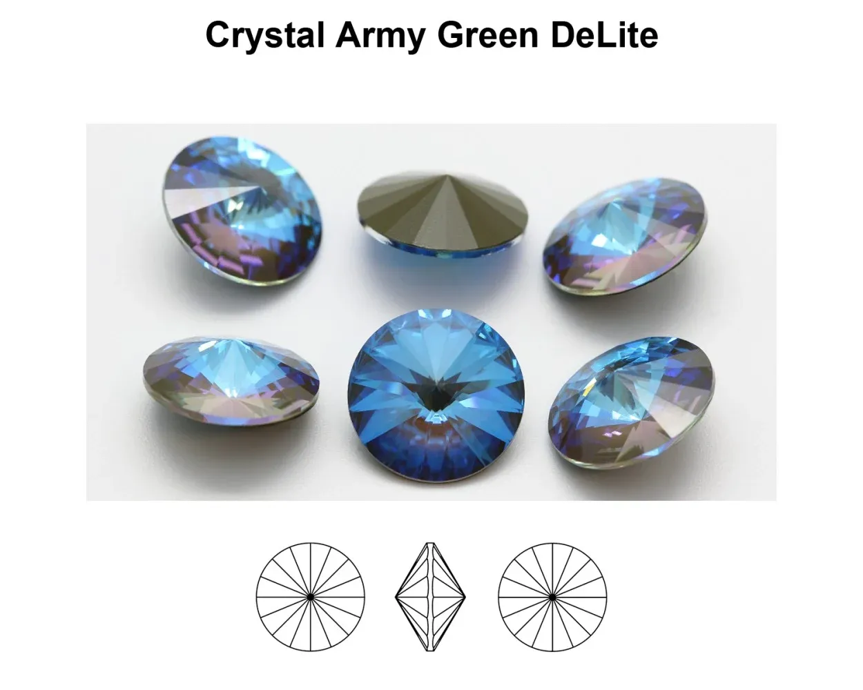 14mm Army Green Delite - Primero Rivoli