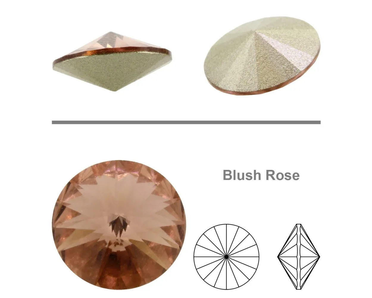 14mm Blush Rose - Primero Rivoli