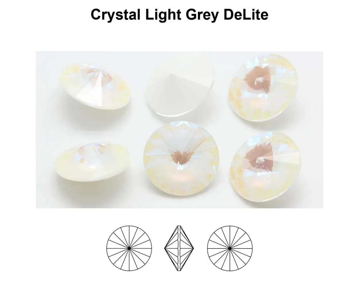 14mm Lt Grey Delite - Primero Rivoli