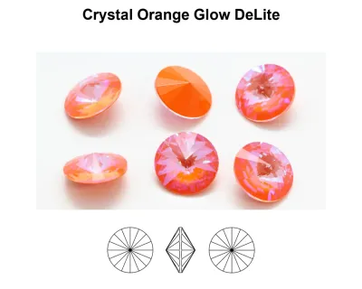 14mm Orange Glow Delite - Primero Rivoli