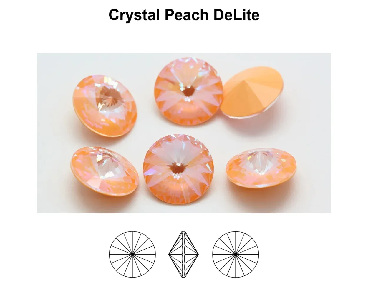 14mm Peach Delite - Primero Rivoli