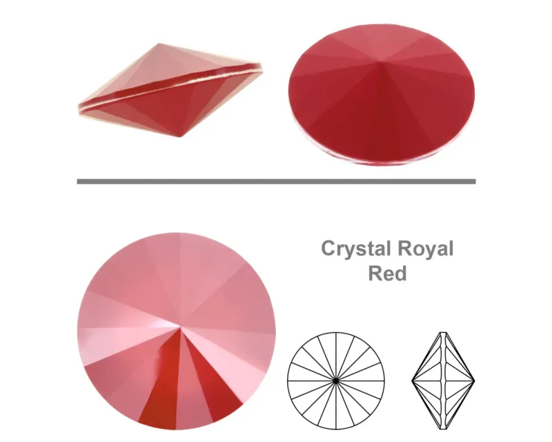 14mm Royal Red Delite - Primero Rivoli