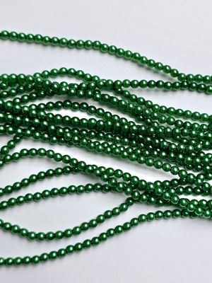 3mm Round Beads: New Grass Pearl
