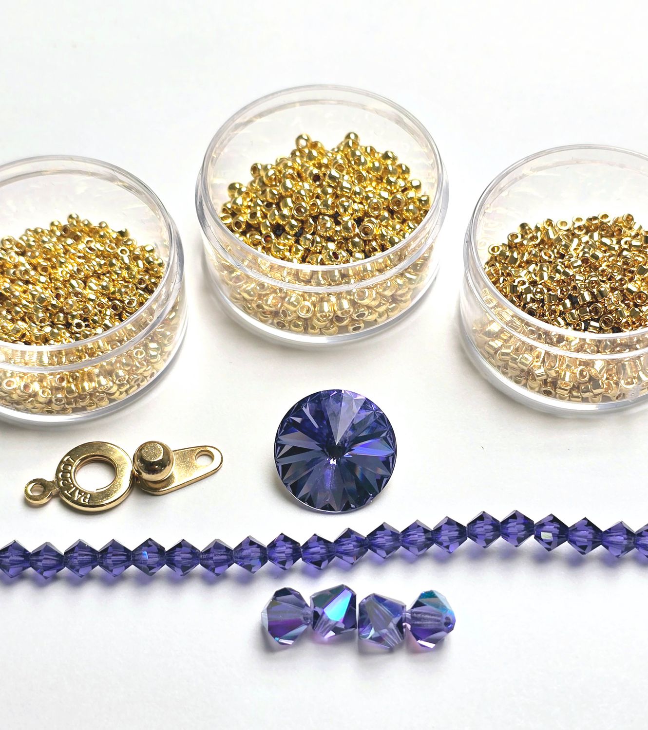 Aruba Bracelet Gold: Purple Delight Aruba Bracelet Gold: Purple Delight