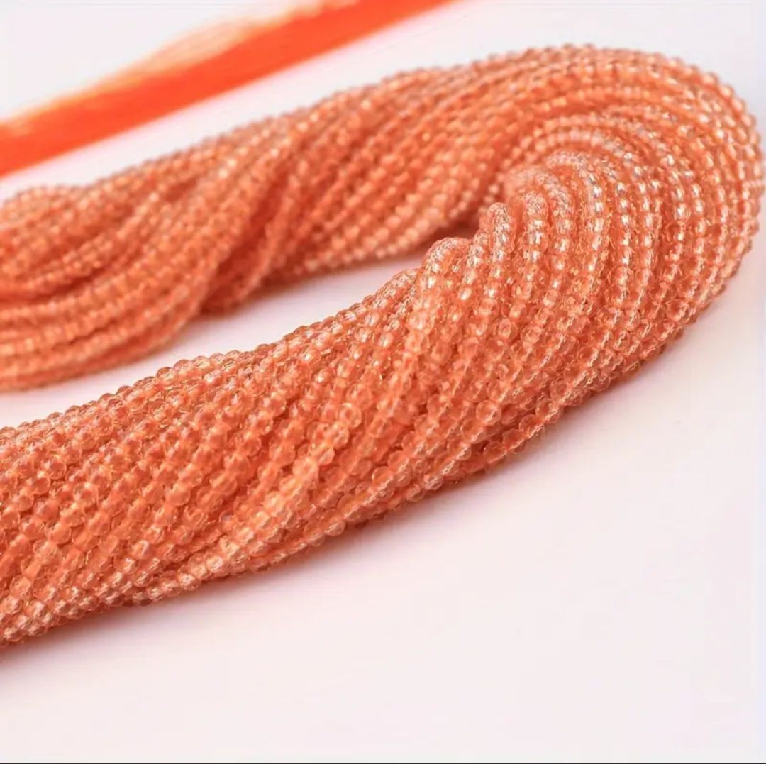 2mm CZ Light Peach/Orange 2mm CZ Light Peach/Orange