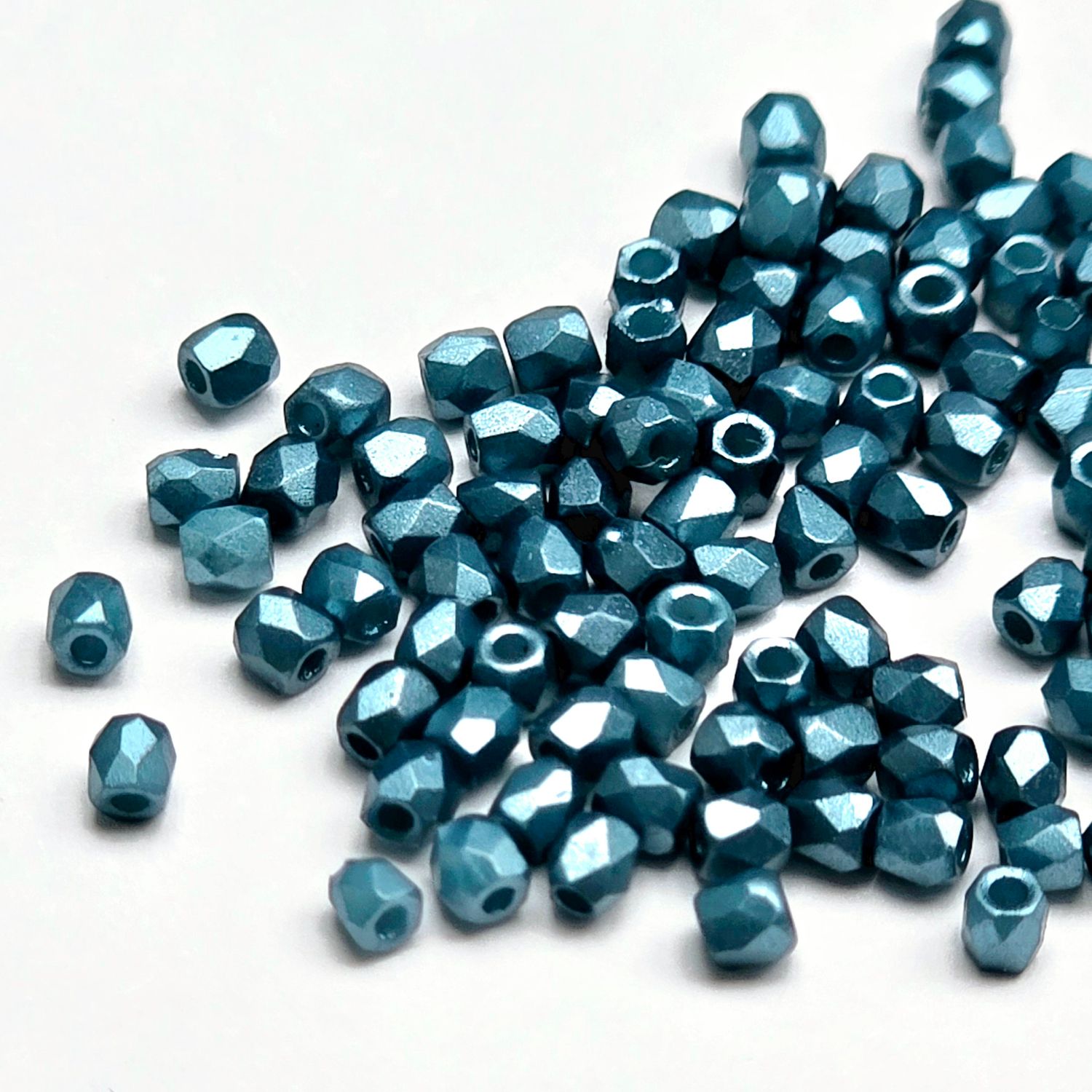 FPR0225033: Pastel Petrol 2mm Fire Polish (100 Pieces)