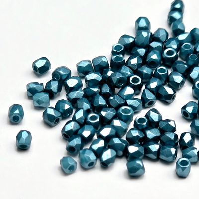 FPR0225033: Pastel Petrol 2mm Fire Polish (100 Pieces)