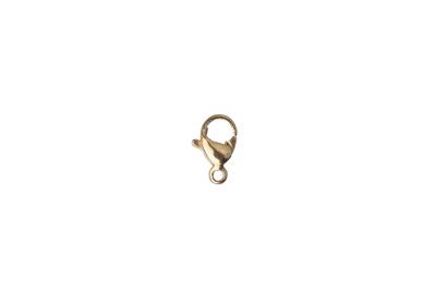 Waterproof Gold: 9x5mm Lobster Claw