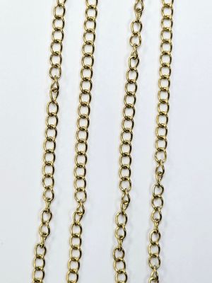 Waterproof Chain: Curb Chain 3x4mm