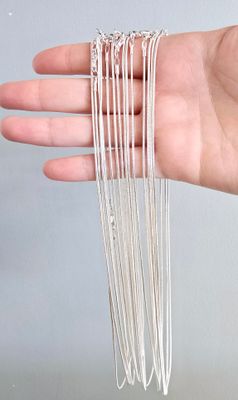 Snake Chain Silver 18' Necklace