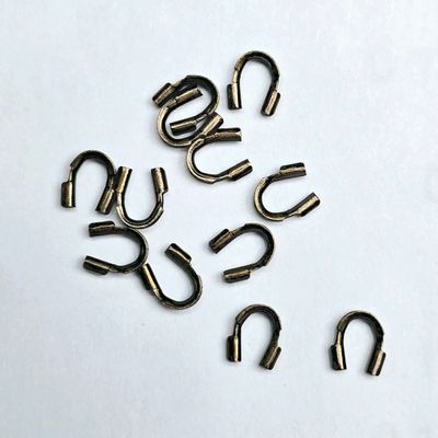 Wire Protectors: Antique Brass 12pcs