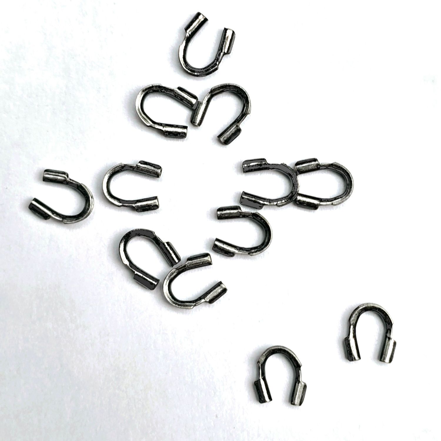 Wire Protectors: Antique Silver 12pcss