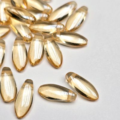 Daggers 5x12mm: Crystal Champagne