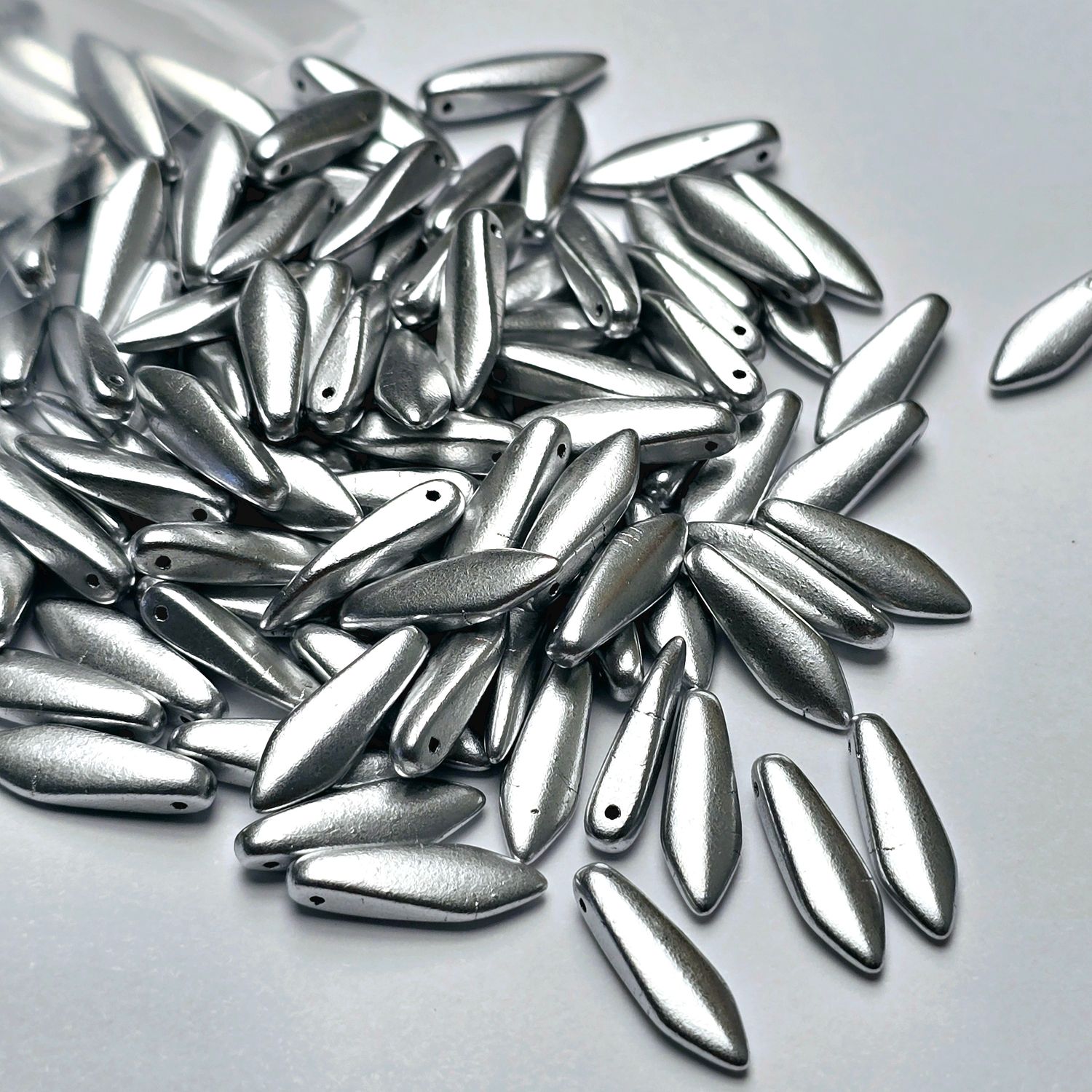 Daggers 5x16mm: Matte Aluminium Silver