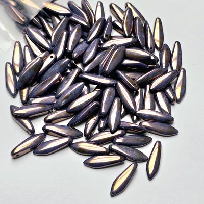 Daggers 5x16mm: Dusty Purple Gold Luster