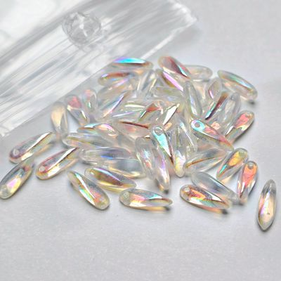 Daggers 3x11mm: Crystal AB Full *50 Pieces