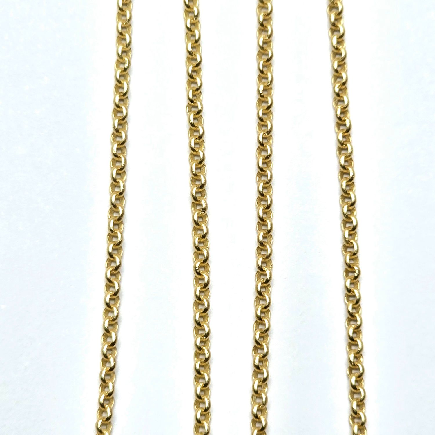 Rolo Chain 2mm - Satin Hamilton Gold