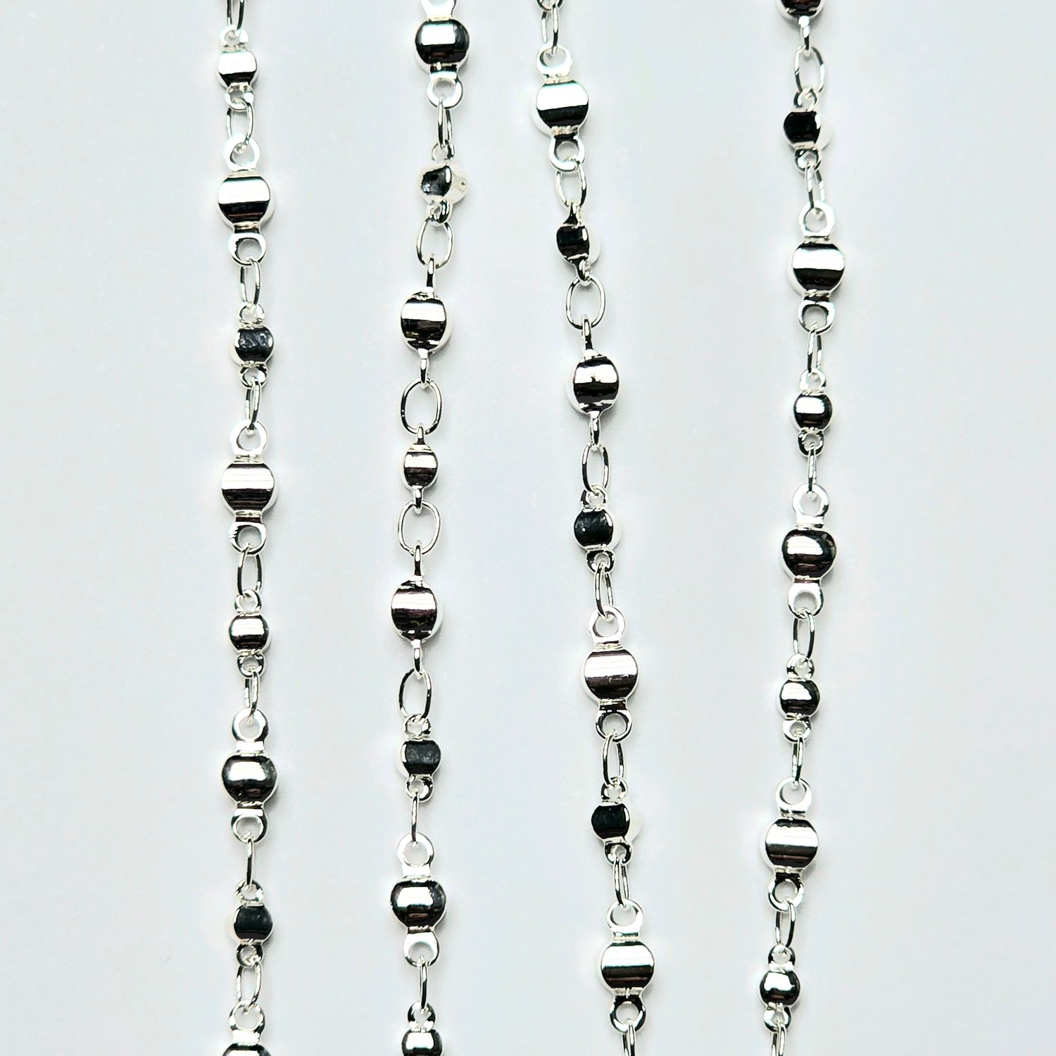 Specialty Lantern Chain - Silver Plated