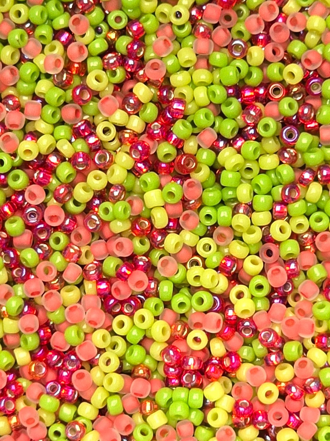 11/0 Seed Bead Mix: Watermelon