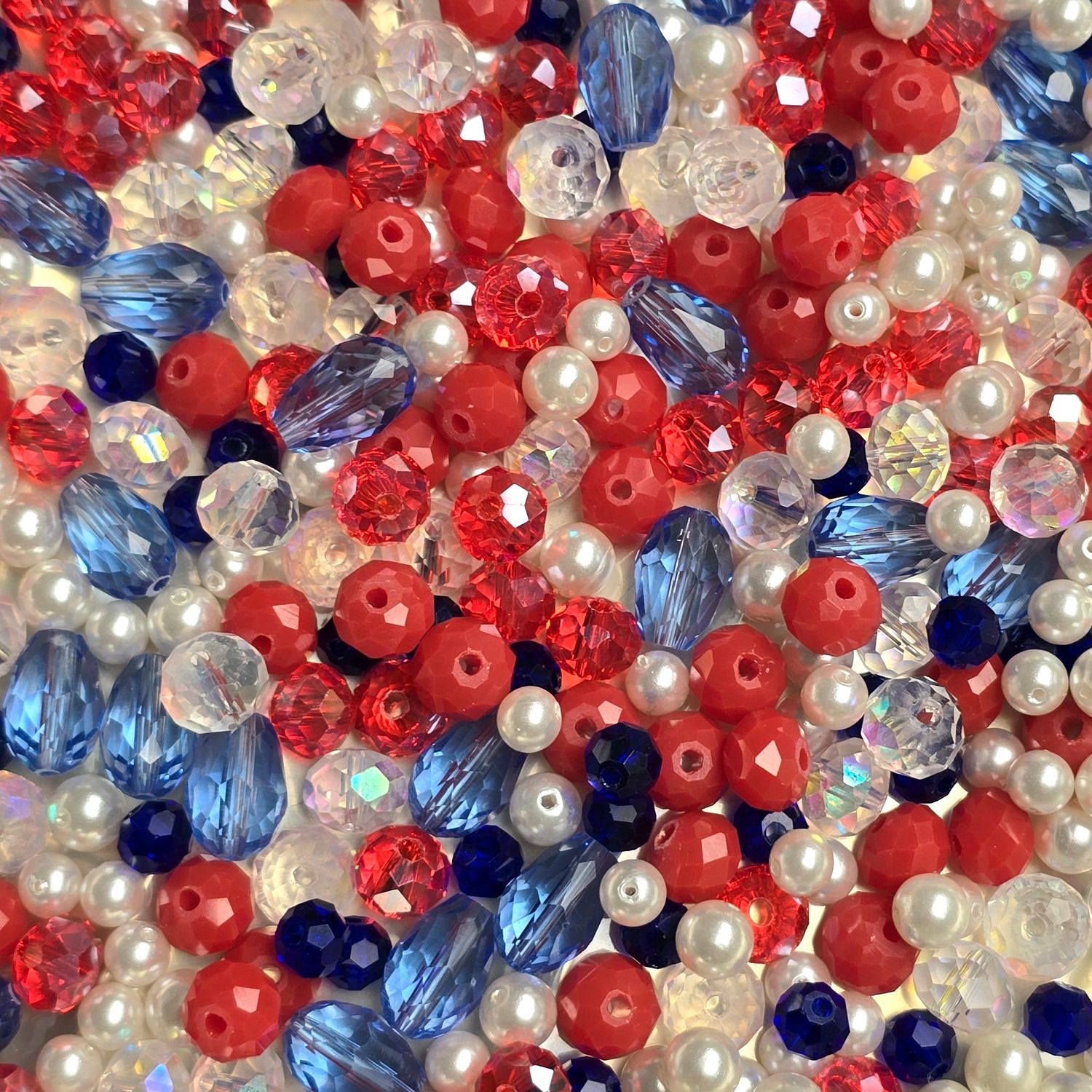 Crystal Mix: Red, White & Blue