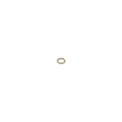 Oval Jump Rings: 5x7mm Gold Plate *BULK BAG* 144 Pieces