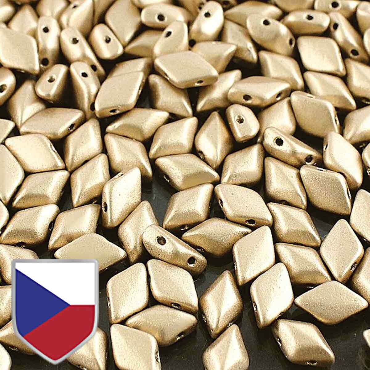 GD8500030-01710CS: Matte Pale Gold GemDuo