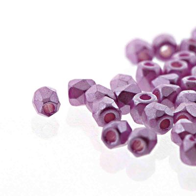 FPR0225012: Pastel Lilac 2mm Fire Polish (100 Pieces)