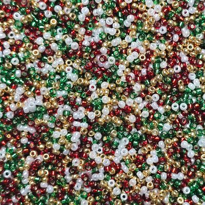 11/0 Seed Bead Mix: Christmas Mix