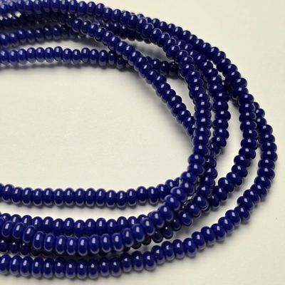 4x3mm Rondelle Spacer Beads: Dark Sapphire