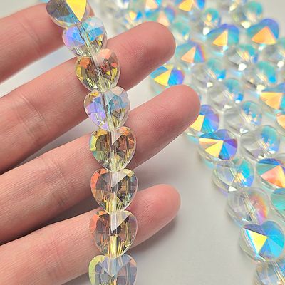 12mm Crystal Heart - Crystal Super AB