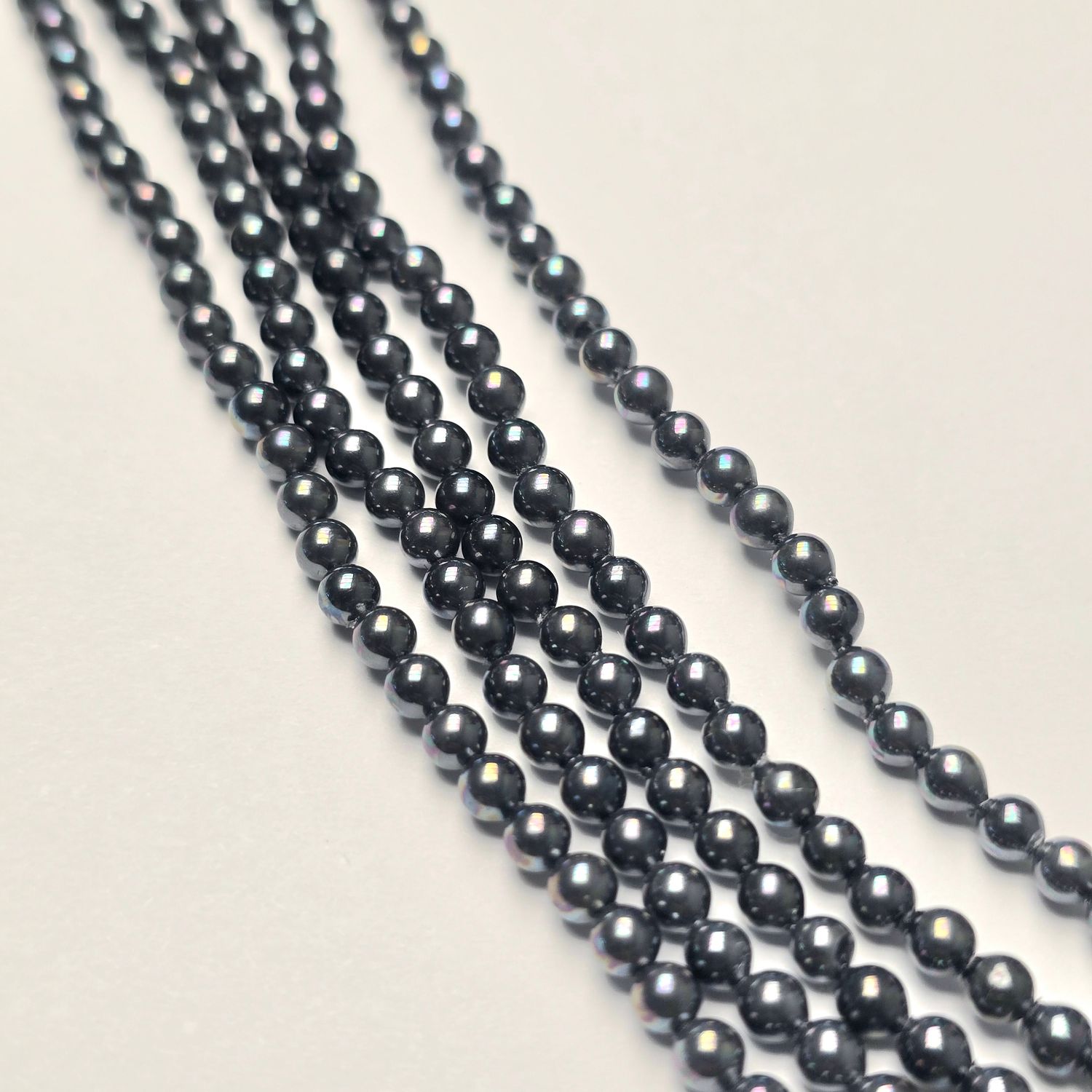 3mm Round Tahitian Shell Pearls