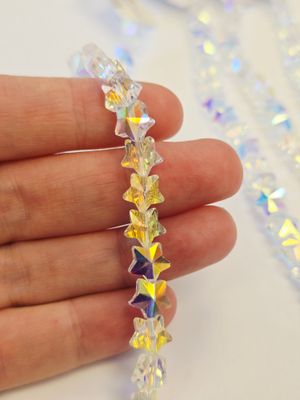 Star 10mm Super AB Crystal Beads