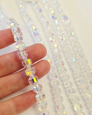Decagon 8mm Super AB Crystal Beads